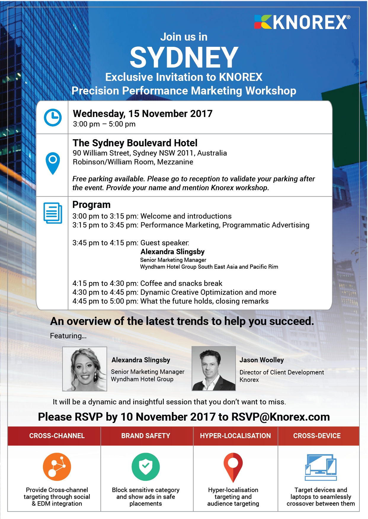 Knorex Workshop in Sydney – Join Us 1 Knorex Workshop in Sydney – Join Us 1