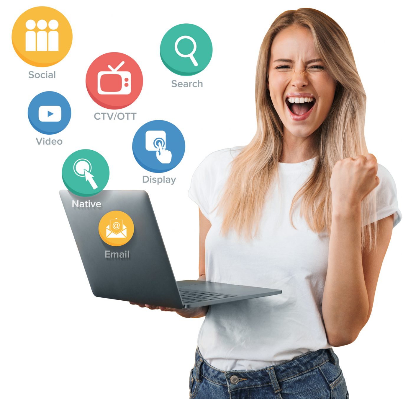 Home | Cross-Channel Marketing Cloud Platform | Universal Marketing | More Than Just A DSP 1 Universal Advertising Visual