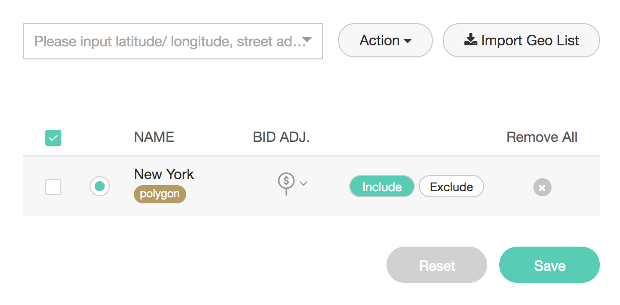 Location-Based Advertising and Proximity Targeting 4 geo list