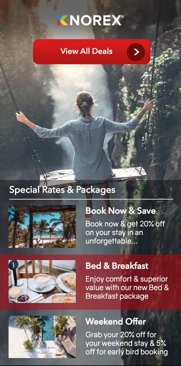 Dynamic Creative Optimization (DCO) 9 DCO for adventure seekers