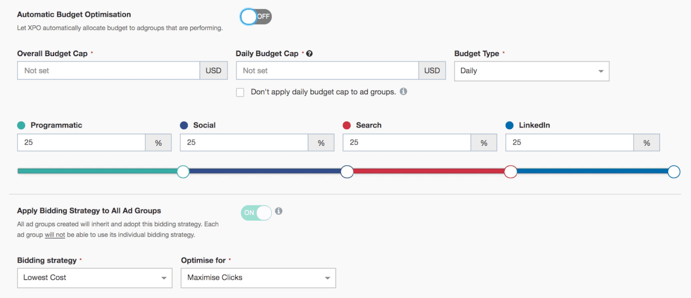 Budget Optimization for Cross Channel Campaigns