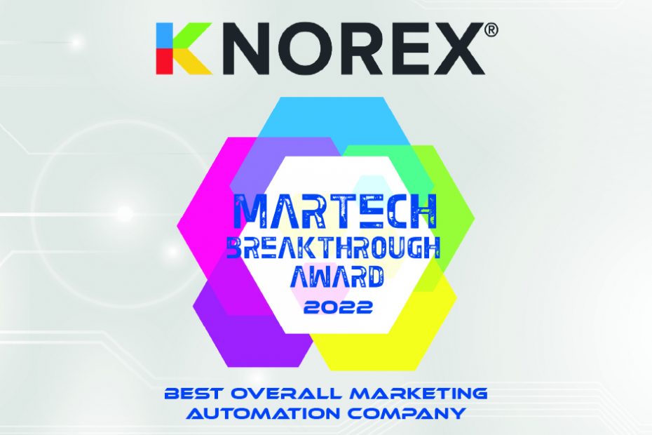 Knorex Awarded for Digital Marketing Innovation in 2022 MarTech Breakthrough Awards 1
